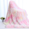 Tie Dye Cozy Warm Plush Furry Fuzzy Fluffy Faux Fur Winter Throw Blanket